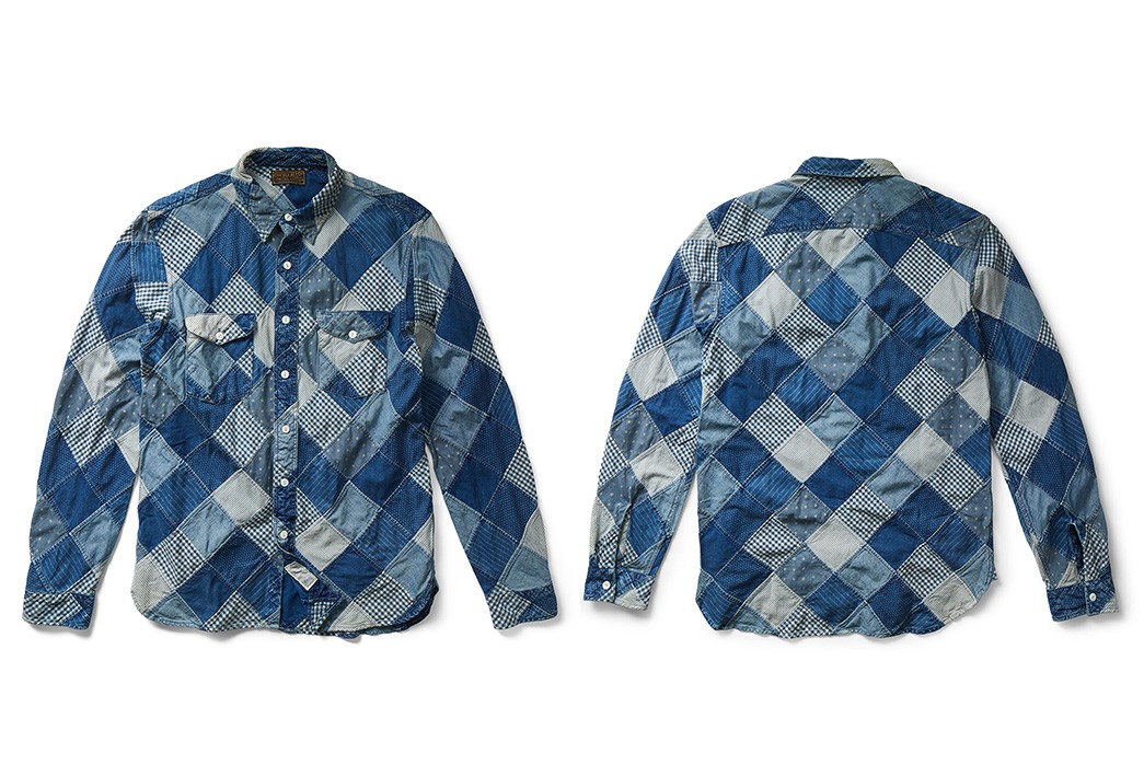 rrl-limited-edition-work-shirt-uses-every-heritage-indigo-print-ever-front-back