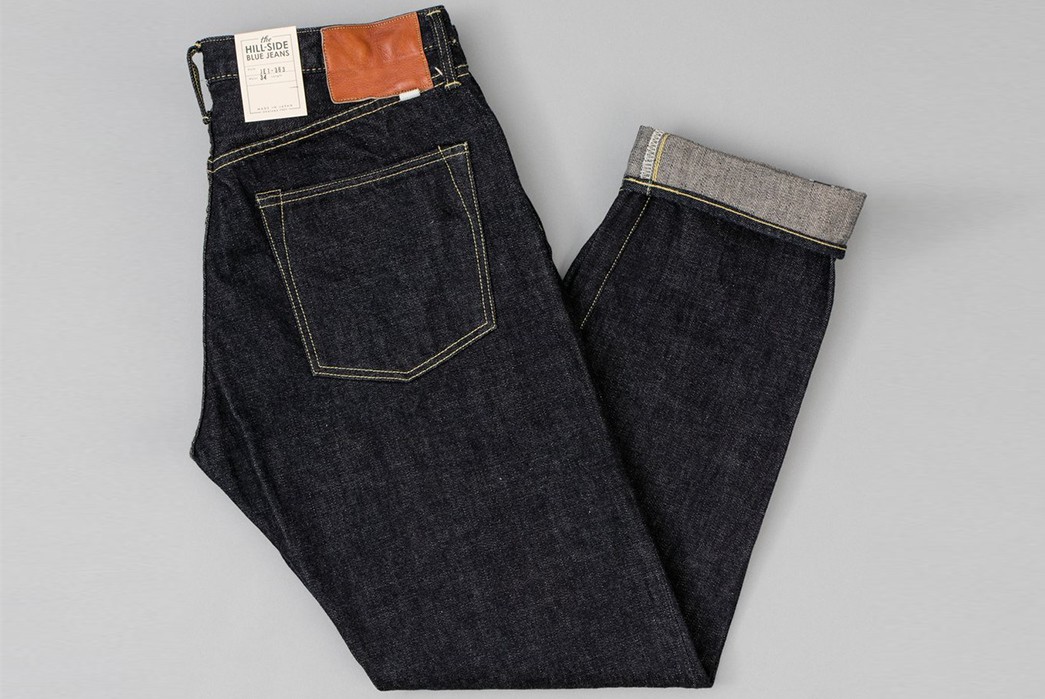 the-hill-sides-blue-jeans-with-new-th-s-mills-selvedge-denim-folded