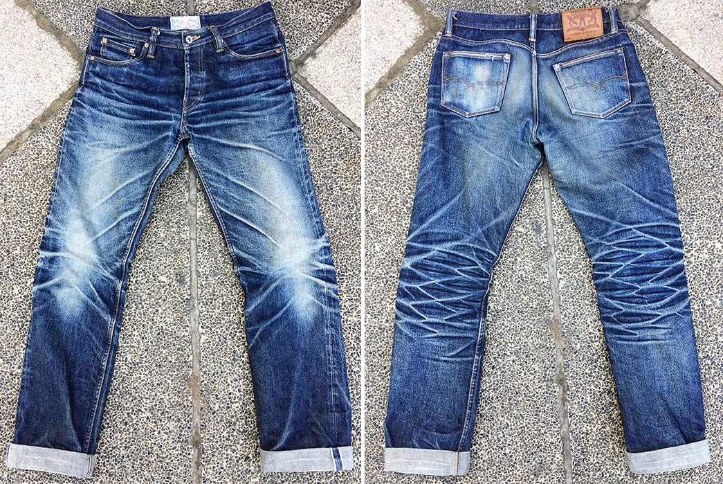 Fade-Friday---Oldblue-Co.-8.25-cut-19-oz.-(13-Months,-2-Washes,-2-Soaks)-front-back