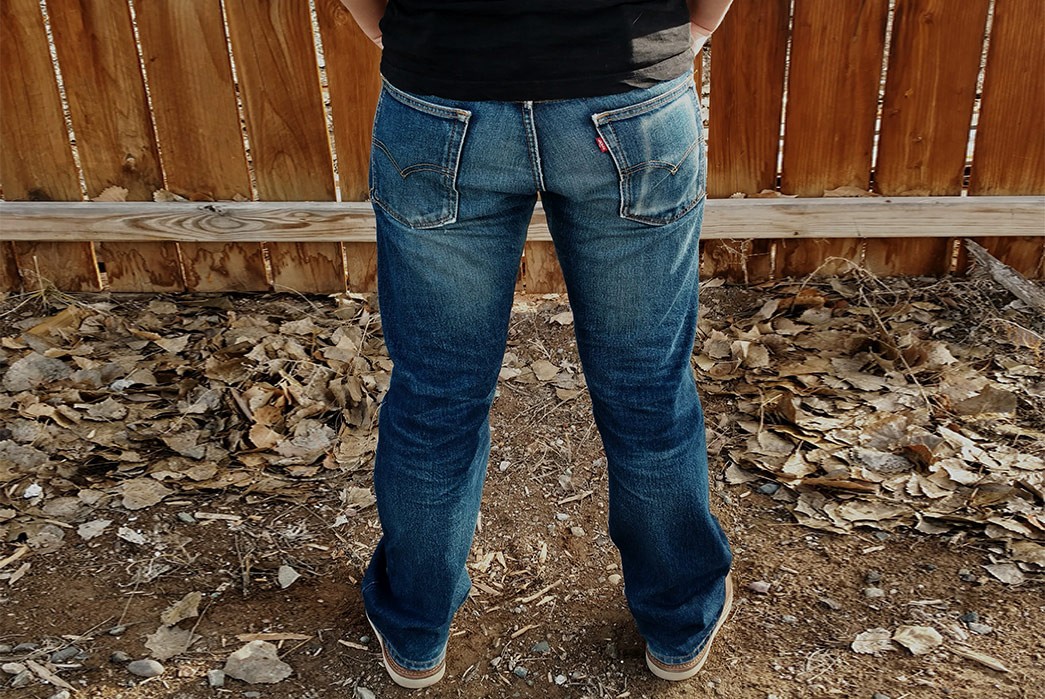 Fade-of-the-Day---Levi's-517-Bootcut-(6-Months,-Unknown-Washes)-model-back