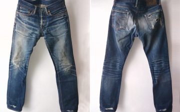 Fade-of-the-Day---RRL-Slim-Bootcut-(1.5-Years,-6-Washes,-Unknown-Soaks)-front-back