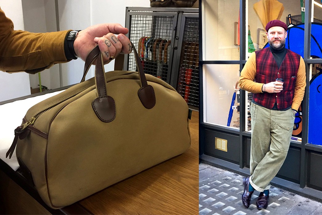 From-LP-satchels-to-military-holdhalls-Original-Peter-revamps-Brady-bags-for-modern-users-bag-on-table-and-male