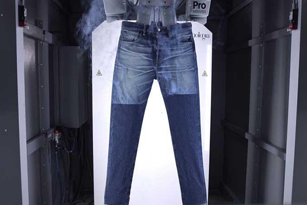 Made-in-USA-and-the-Rise-of-Nationalism-A-pair-of-jeans-is-distressed-via-laser-etching-robots.-Image-via-Fibre2Fashion.