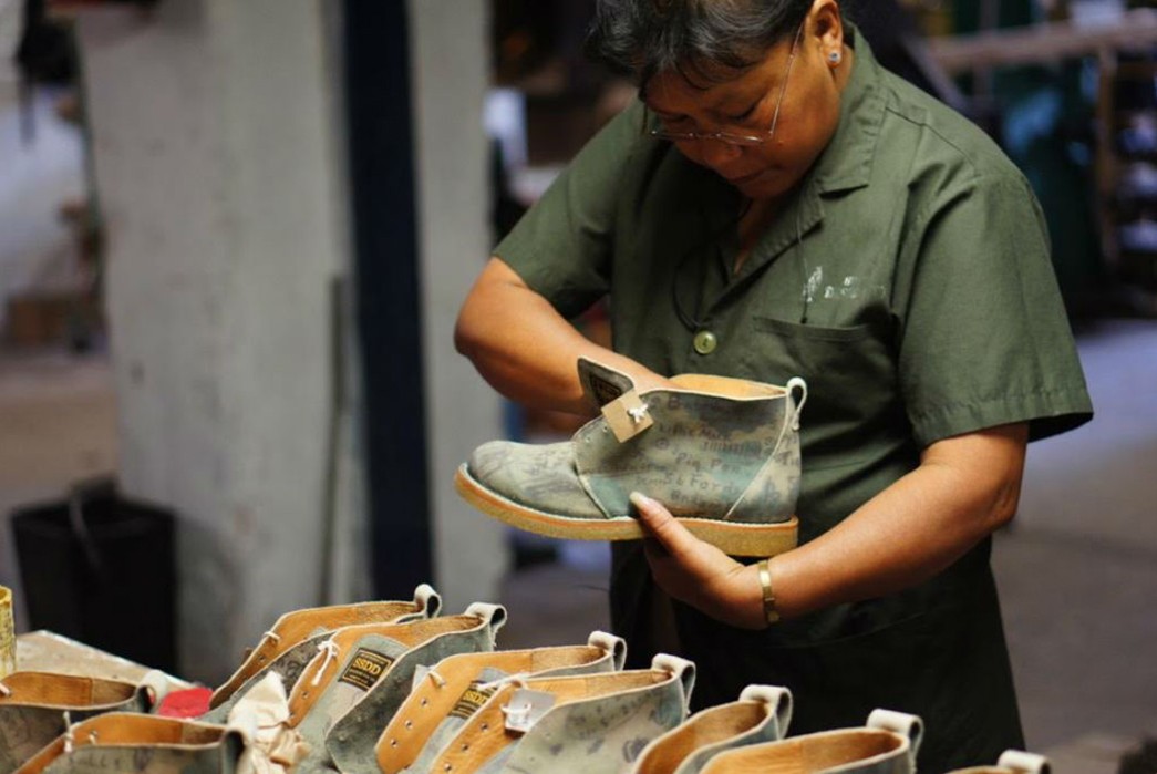 Made-in-USA-and-the-Rise-of-Nationalism-A-worker-at-Unmarked's-factory-in-Mexico-inspects-boots.-Image-via-Unmarked.