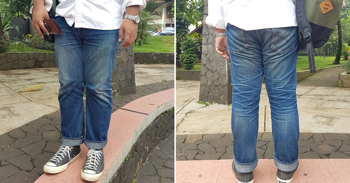 Levi's 501 Made in Japan (19 Months, 7 Washes, 5 Soaks) - Fade of