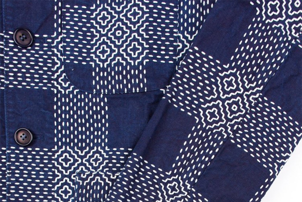 Blue-Blue-Japan-White-Sashiko-Stitched-Coverall-Jacket-sleeve-and-pocket