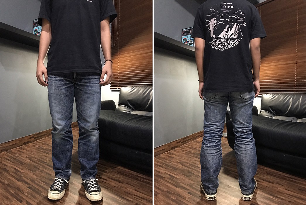 Fade-Friday---Samurai-S710XX-(2.5-Years,-2-Washes,-1-Soak)-model-front-back