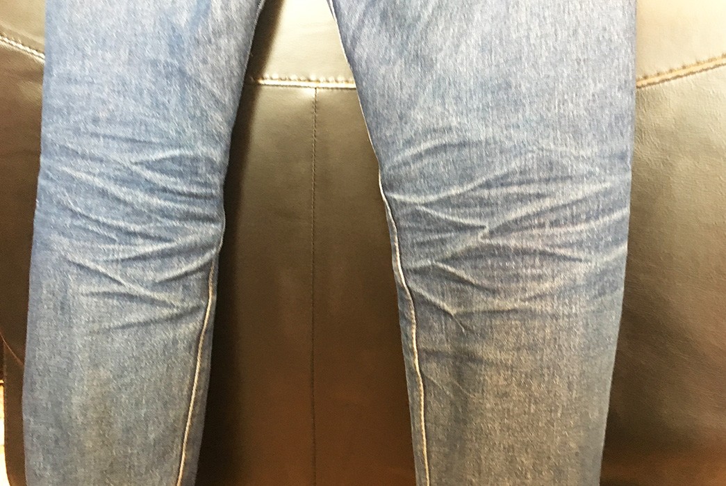 Levi's 501 STF (15 Months, 2 Washes, 1 Soak) - Fade of the Day