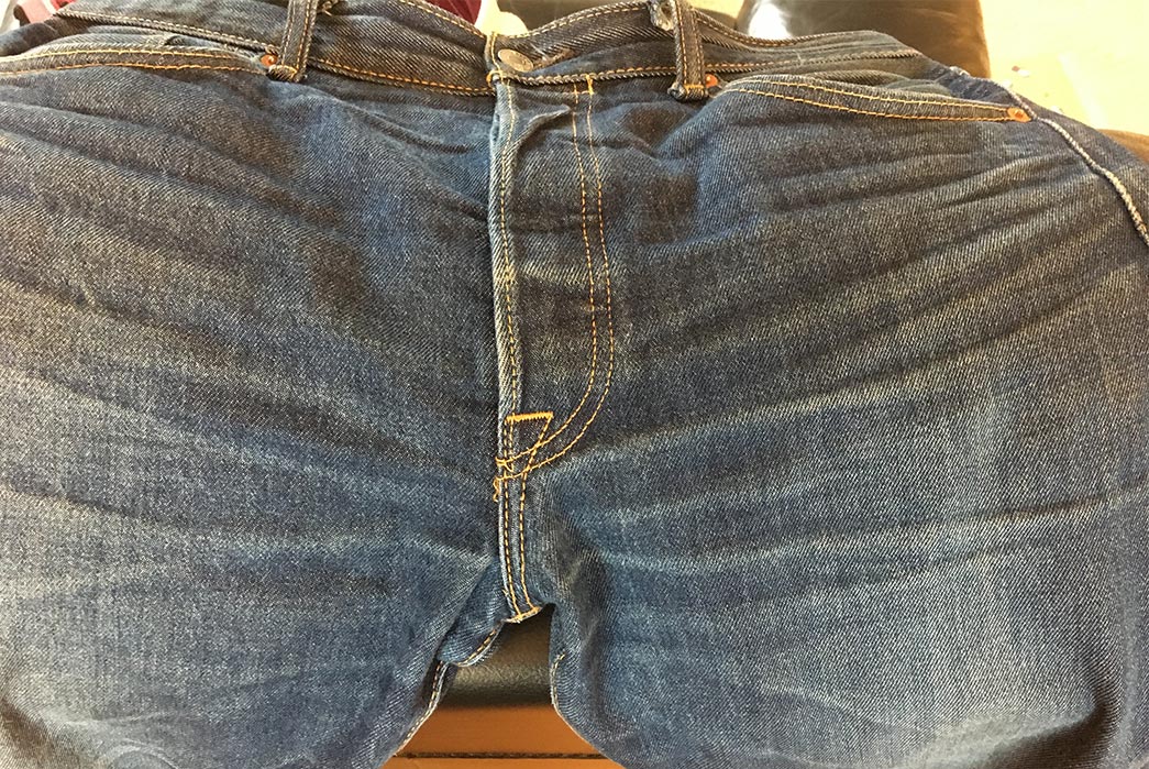 Levi's 501 STF (15 Months, 2 Washes, 1 Soak) - Fade of the Day