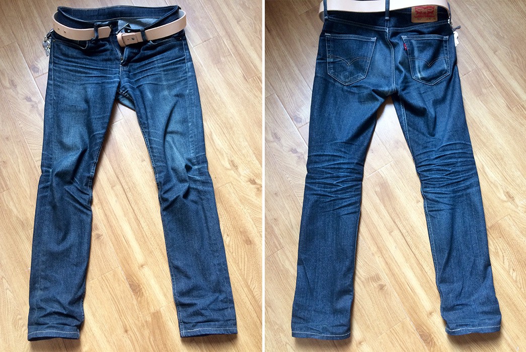 Fade-of-the-Day---Levi's-511-Rigid-Dragon-(6-Months,-1-Wash,-4-Soaks)-front-back