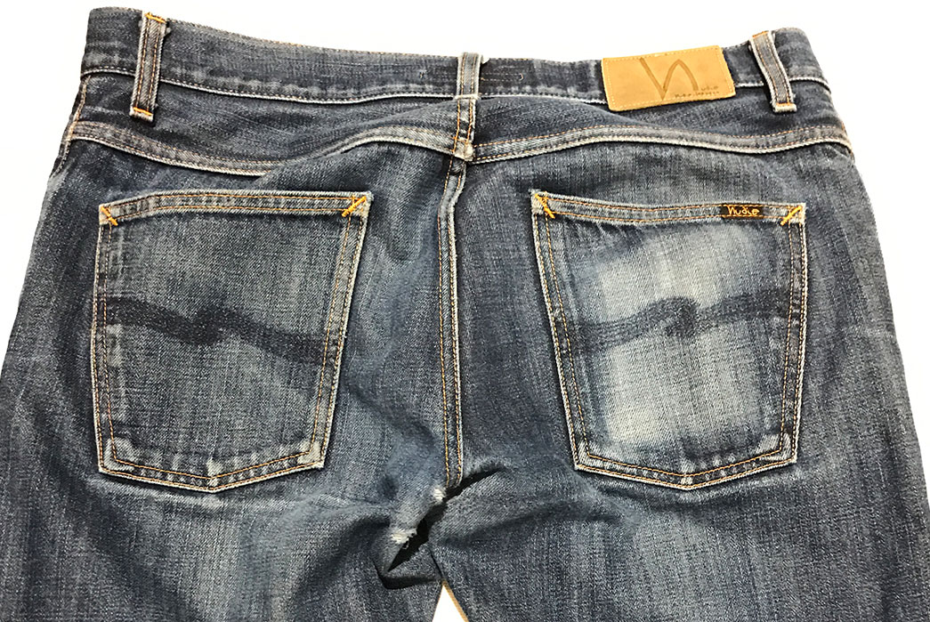 Nudie Lab 3 Average Joe (7 Years, 12 Washes, 1 Soak) - Fade of the Day