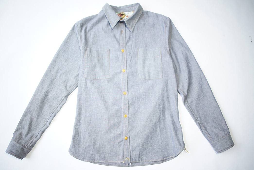 Masterson-Sunday-Brunch-6oz.-Loomstate-Selvedge-Chambray-Shirt-front