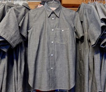 Roy-Charcoal-BBQ-Shirt-in-Japanese-Selvedge-Chambray-front