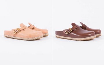 Yuketen's-Take-on-the-Boston-Sandal-natural-and-brown-pair-side