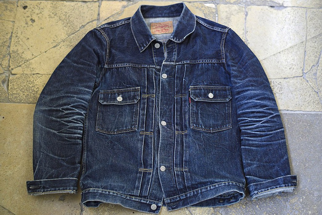 Fade-Friday---TCB-'50s-Type-II-Jacket-(3.5-Years,-12-Washes,-1-Soak)-front