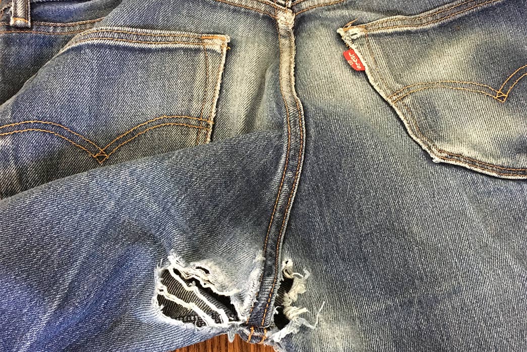 Fade-of-the-Day---Levi's-501-STF-(2-Years,-2-Washes,-2-Soaks)-back-inside-legs