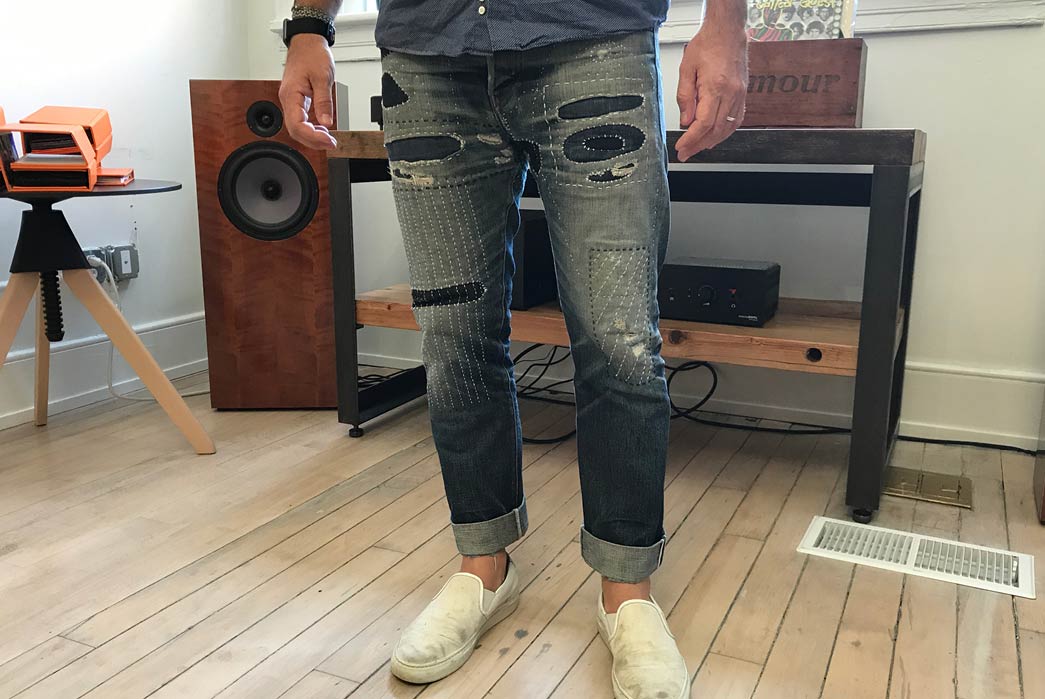 Fade of the Day - Rogue Territory Stanton 15 oz. (4 Years, 4 Washes, 1 Soak) model front