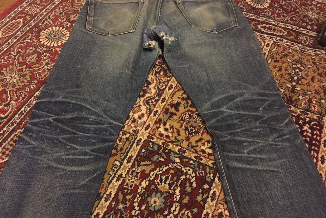 Fade-of-the-Day---RRL-Slim-Fit-(2-Years,-2-Washes,-2-Soaks)-back