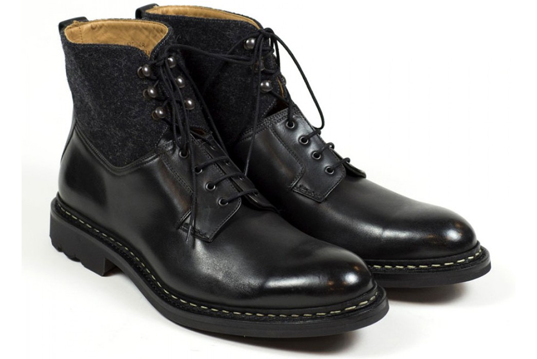Leather-Fabric-Boots---Five-Plus-One-3)-Heschung-Lothier-Boot-in-Black