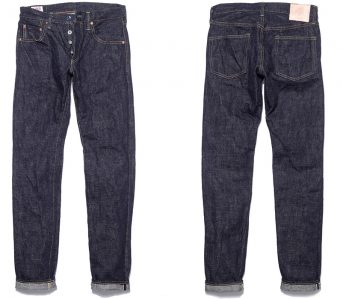 Oni-x-Blue-in-Green-ONI-612XXBIG-16.5oz-Relaxed-Slim-Taper-Ltd-Ed.-Jeans-front-back