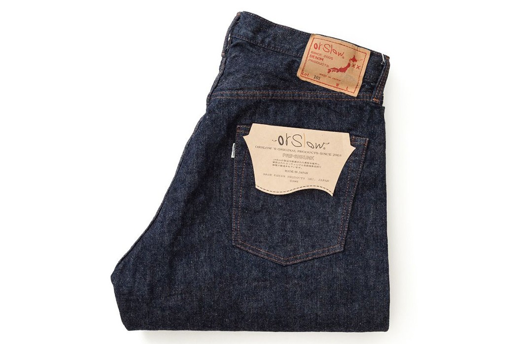 【AAKE】HORIZON WASHING DENIM orSlow Baggy Fit One Wash 14oz. Selvedge Denim Jeans