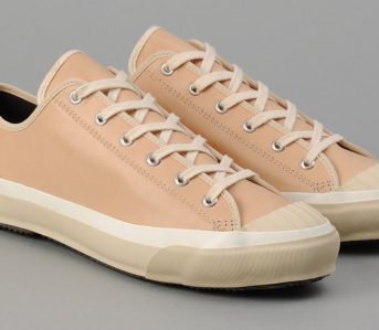 The-Hill-Side-New-Low-Sneakers-Use-Japanese-Natural-Veg-Tan-Leather-front-side