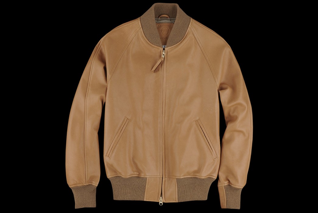 Unionmade-x-Golden-Bear-Vachetta-Leather-Bomber-Jacket-front