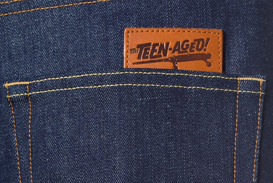 Alyasha-Owerka-Moore's-Thee-Teen-Aged-Delivers-Rock-'n'-Roll-Inspired-Jeans-tean-aged-back-pocket-and-patch