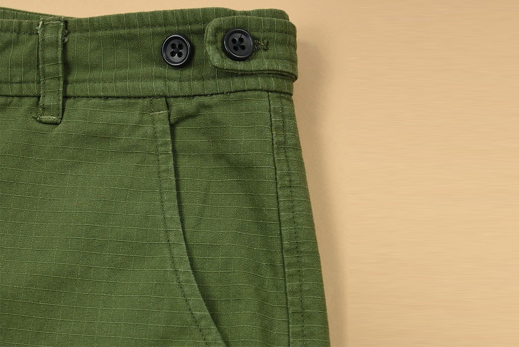 Corridor-x-American-Trench-Ripstop-Shorts-green-detailed