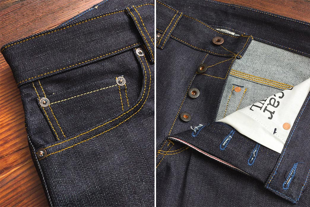 Deadstock-Japanese-Denim-Goes-Into-the-Railcar-Fine-Goods-x-Blue-Owl-Workshop-Bandit-Jeans-front-top-pocket
