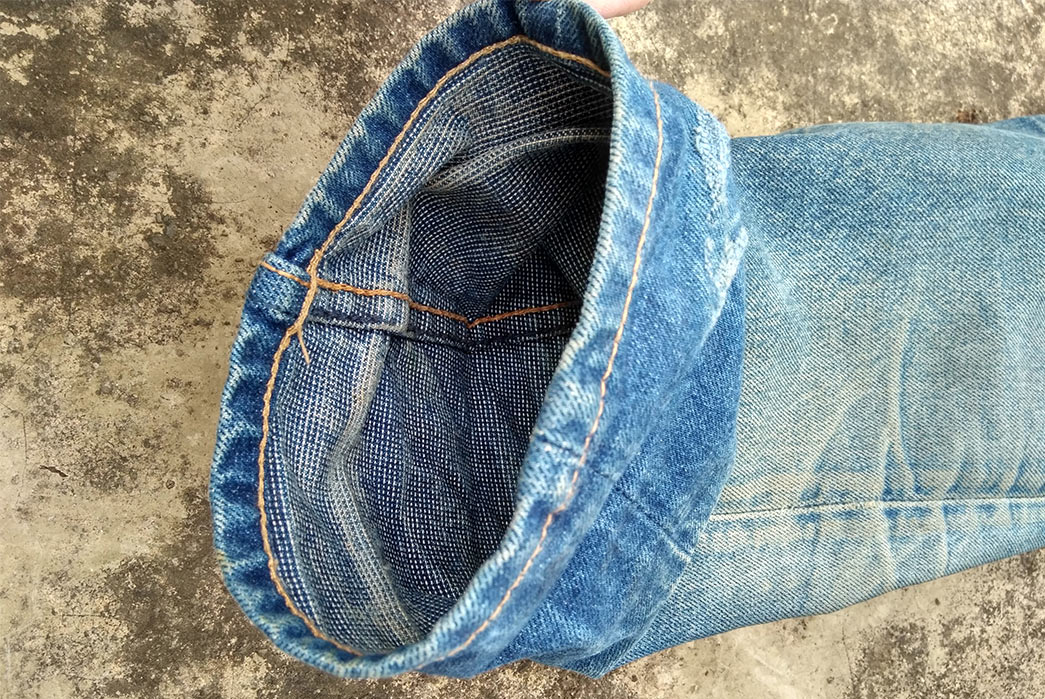 Fade-Friday---Elhaus-Nomad-Iron-Tail-(14-Months,-4-Washes,-1-Soak)-inside-leg-selvedge
