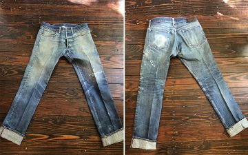 Fade-of-the-Day---RRL-Slim-Fit-Rigid-Raw-(3-Years,-1-Wash,-1-Soak)-front-back