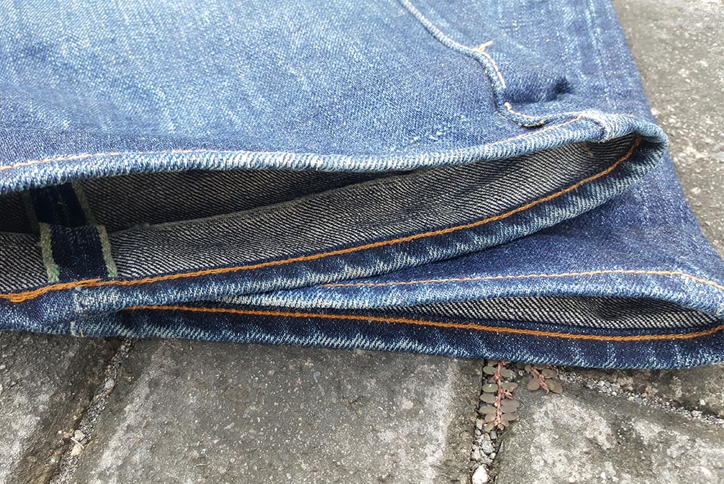 Fade-of-the-Day---Samurai-Jeans-S5000OG-16-oz.-(2-Years,-2-Washes,-1-Soak)-legs-selvedge