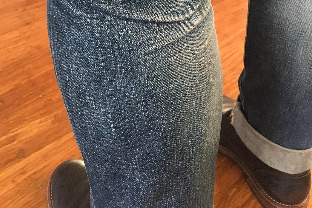 Fade-of-the-Day---Stevenson-Overall-Co.-Valencia-714-(1.5-Years,-8-Washes,-2-Soaks)-model-back-legs