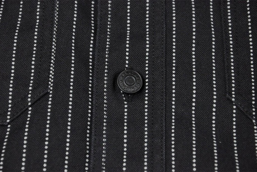 Momotaro-12oz-Wabash-Jacketed-Shirt-button