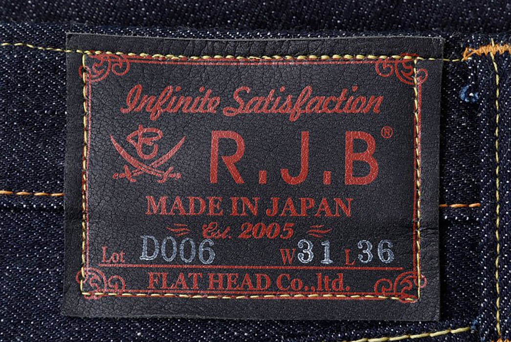 The Flat Head x Real Japan Blues D006 Jeans Combine Denim 