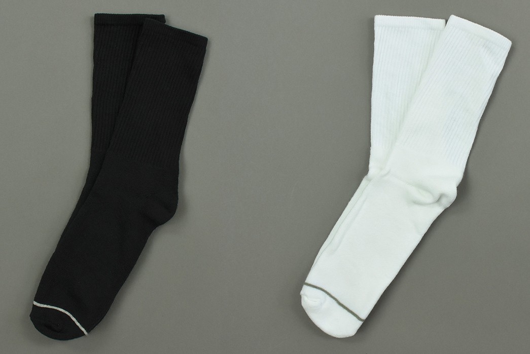 American-Trench's-Latest-Socks-Have-Actual-Silver-Woven-Into-Them-black-and-white