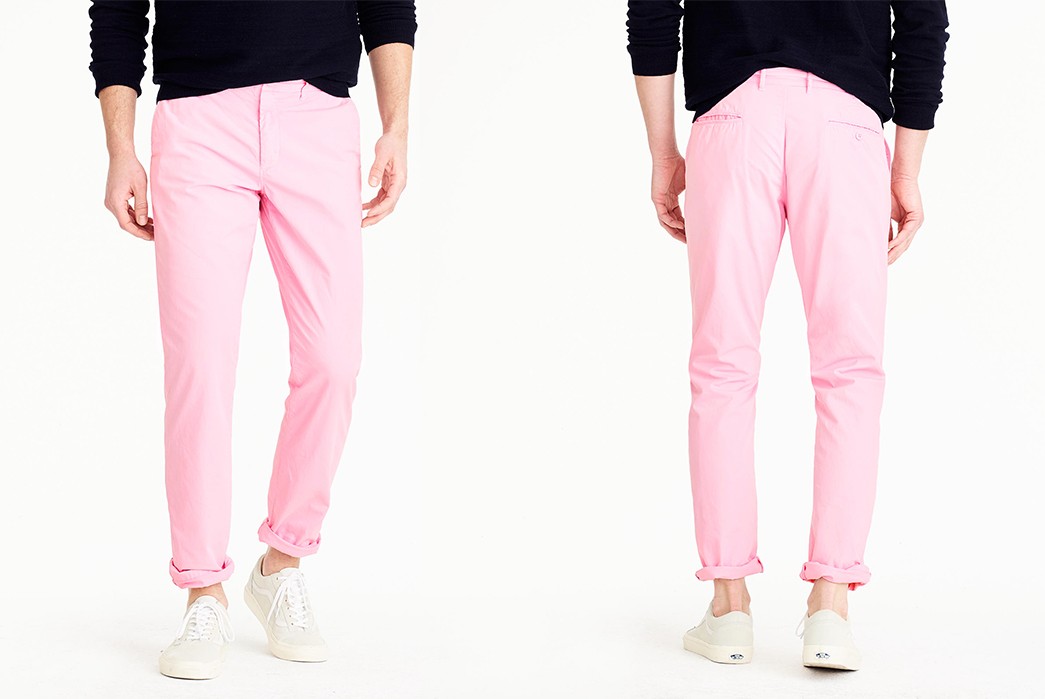 Colorful-Chinos---Five-Plus-One-1)-J.-Crew-Lightweight-Garment-Dyed-Chino-in-Harbor-Pink