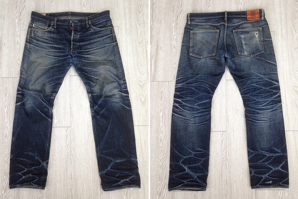 Fade-Friday---Oni-X-Samurai-Jeans-277X-(11-Months,-5-Soaks)-front-back