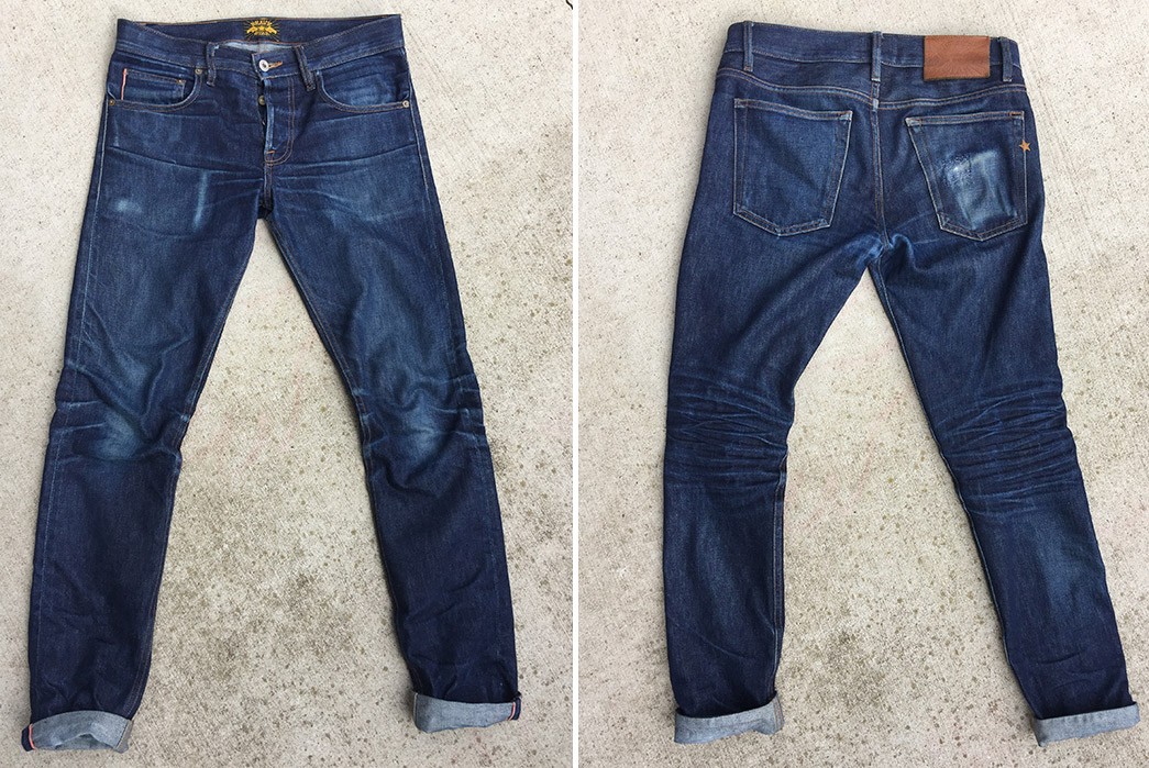 Fade-of-the-Day---Brave-Star-Selvage-Slim-Taper-2.0-(2-Years,-2-Soaks)-front-back