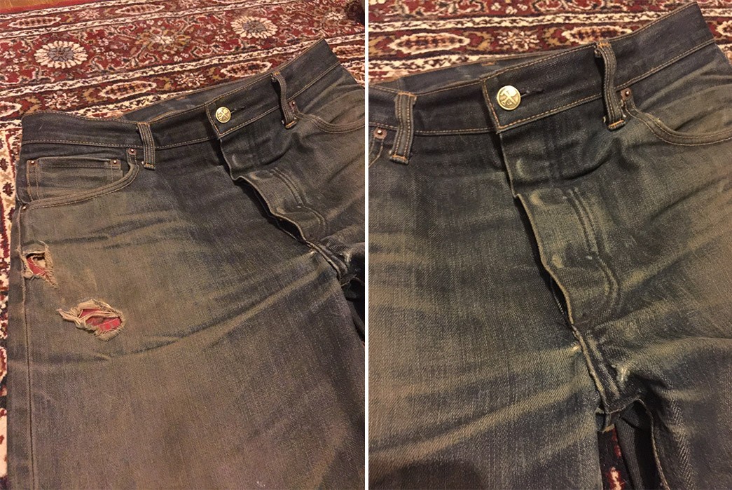 Fade-of-the-Day---Left-Field-Chelsea-18-oz.-Japanese-denim-(2-Years,-4-Washes,-2-Soaks)-fronts