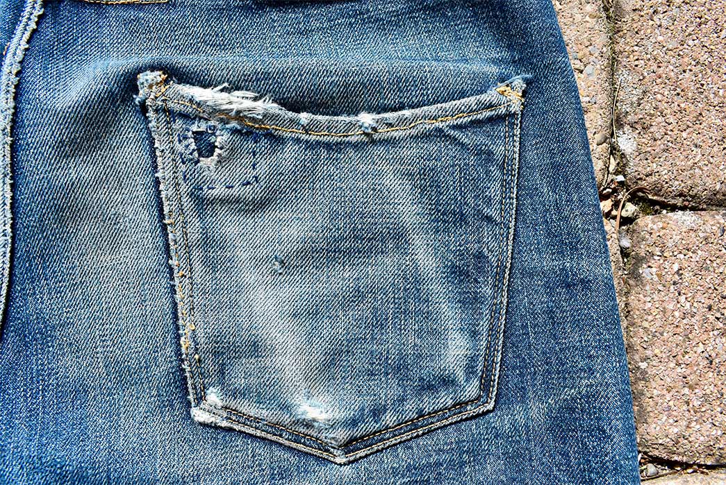 Fade-of-the-Day---Stevenson-Overall-Co.-Santa-Rosa-767-RXX-(1.5-Years,-7-Washes)-back-top-right-pocket
