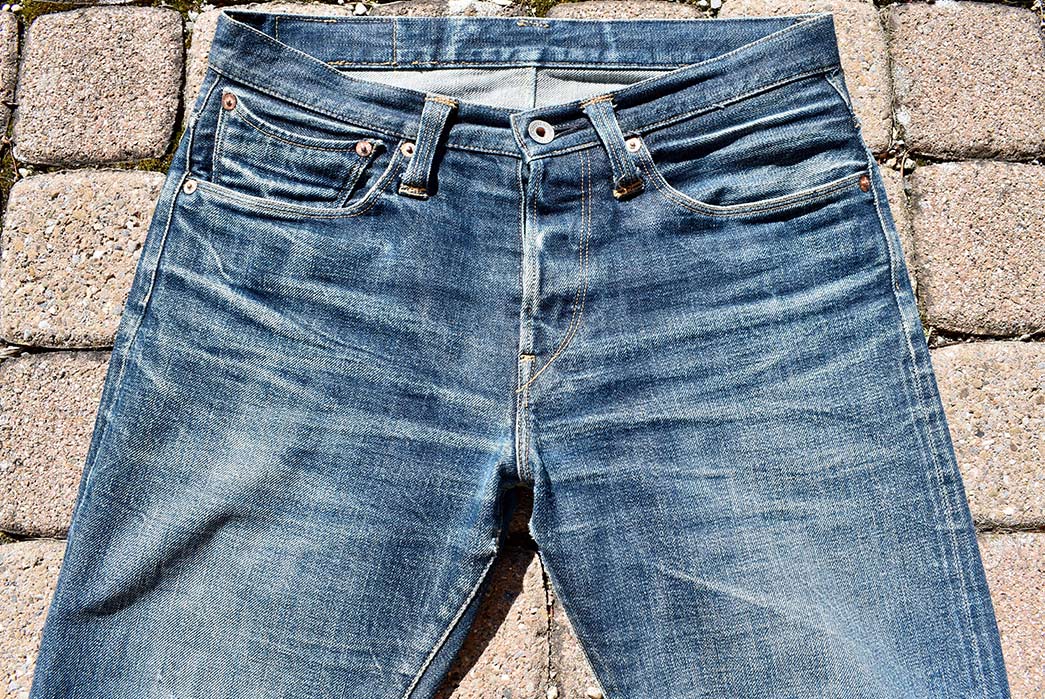 Fade-of-the-Day---Stevenson-Overall-Co.-Santa-Rosa-767-RXX-(1.5-Years,-7-Washes)-front-top