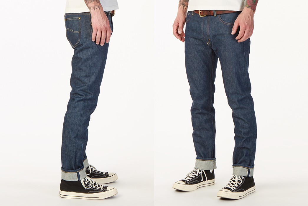 Lee-101-Releases-Their-Rider-Jean-in-15oz.-Natural-Indigo-Selvedge-Denim-side-and-front-side