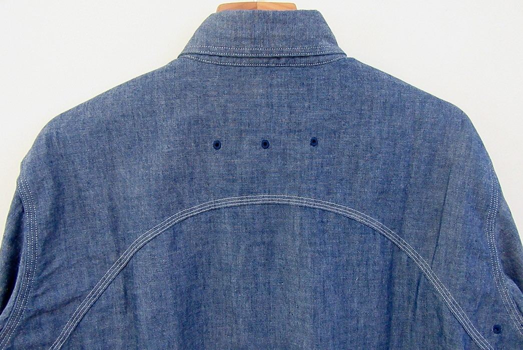 The-Rite-Stuff-5oz.-Selvedge-Chambray-Heracles-Work-Shirt-back-detailed