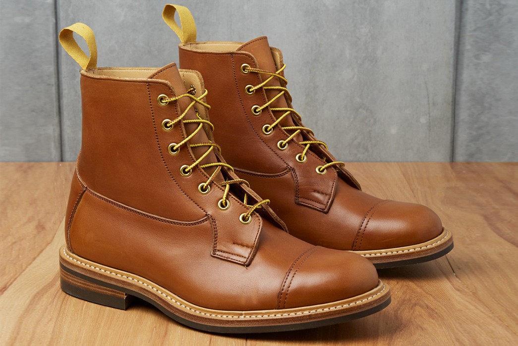 Tricker's-x-Division-Road-Allan-Cap-Toe-Boot-pair-front-side