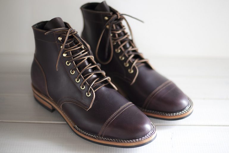 Truman-Boot-Co.'s-Latest-Made-to-Order-Shoes-Use-Wine-Shell-Cordovan-front-top-side