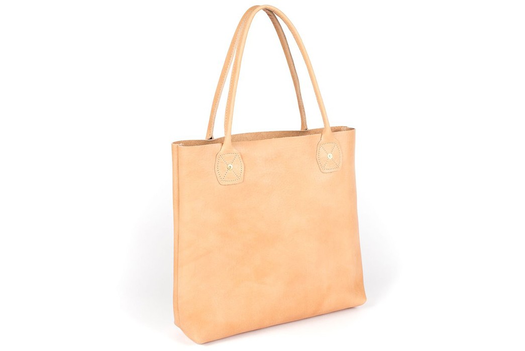 Wood-&-Faulk-Special-Edition-Natural-Veg-Tan-Leather-Slouch-Tote-front-side-2