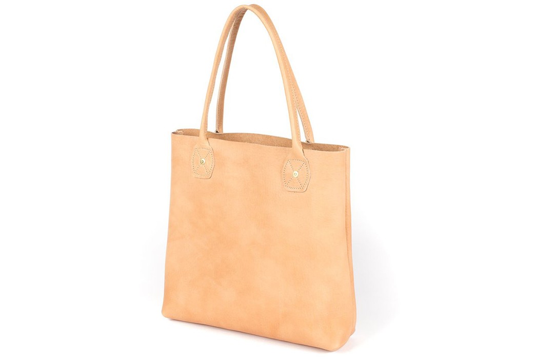 Wood-&-Faulk-Special-Edition-Natural-Veg-Tan-Leather-Slouch-Tote-front-side