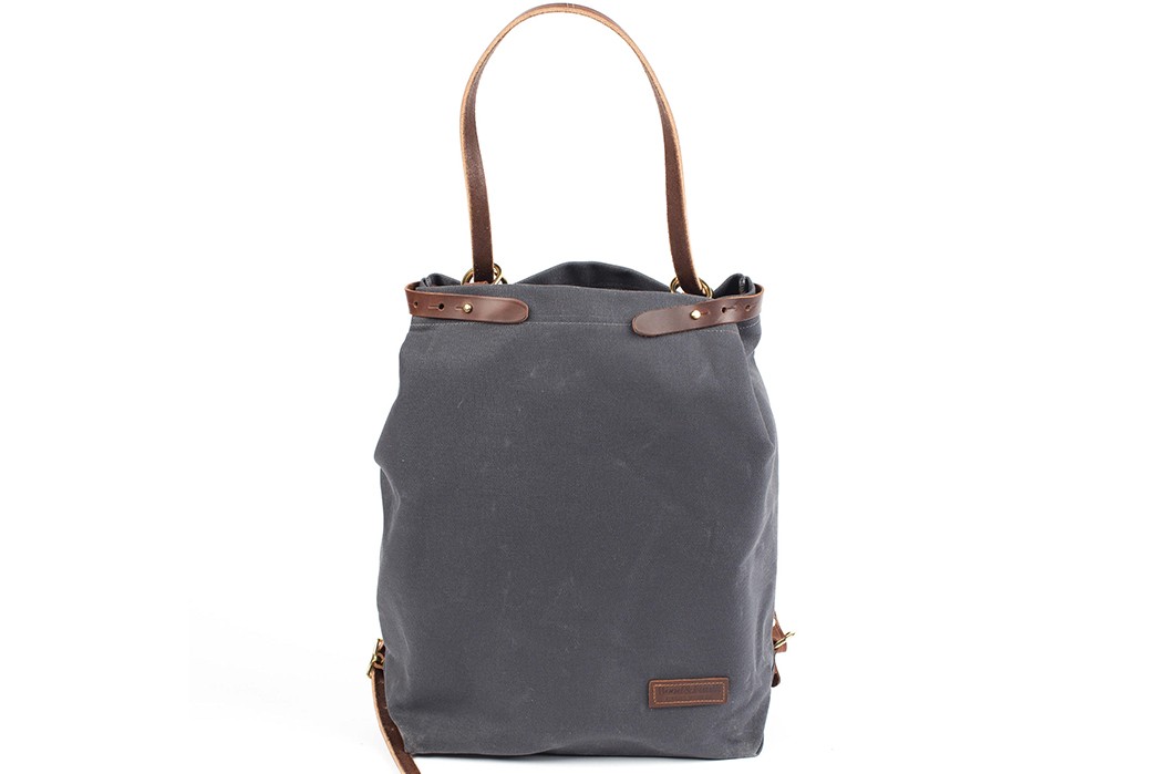 Wood-&-Faulk's-Waxed-Canvas-Shuttle-Pack-is-a-Simple-Twofer-Tote-Backpack-back